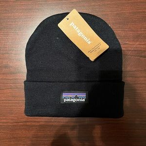 Patagonia Black Cuffed Beanie